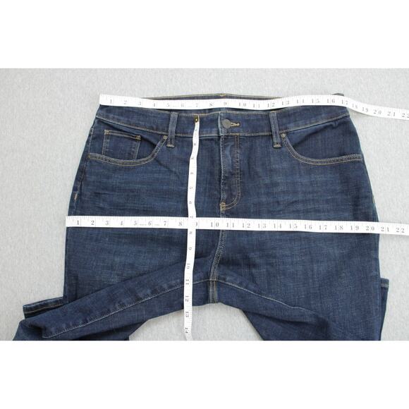 Chicos Jeans Womens 2R / 12R Blue Cotton Blend Stretch Girlfriend Slim Leg Ankle - Picture 6 of 7